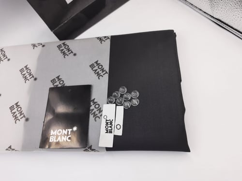 قماش مونت بلانك صيفي لون اسود رقم 2036