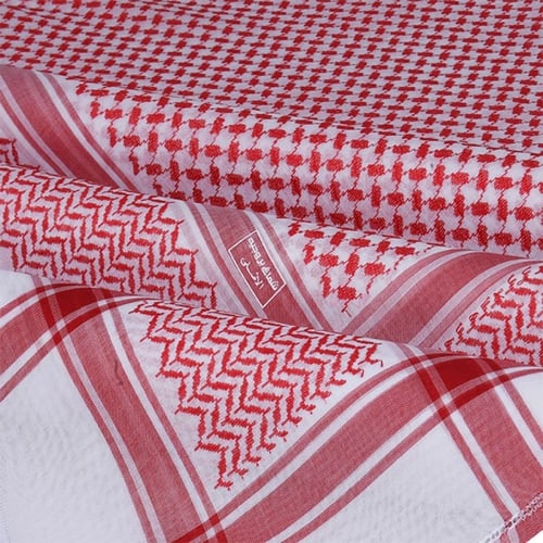 شماغ بروجيه رجالي أحمر كلاسيك