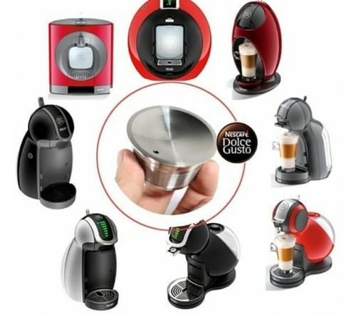 كبسولات ستيل لآلات دولتشي قوستو قابلة لإعادة الاست...