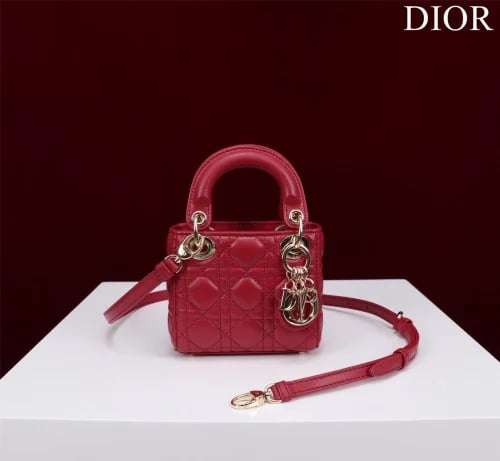 Micro Lady Dior bag 12 cm