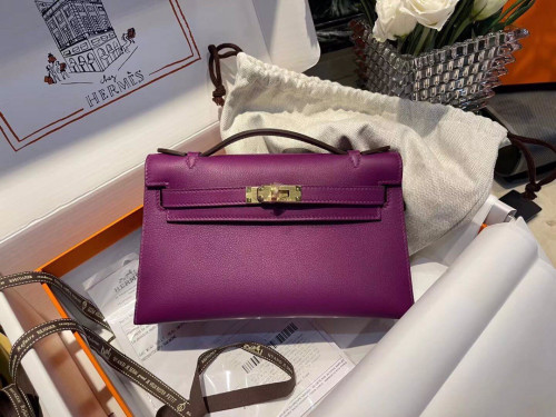 Hermes Kelly bag with hand sewing