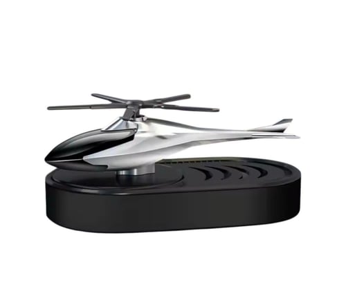 معطر هواء للسيارة بتصميم طائرة هليكوبتر يعمل بالطا...