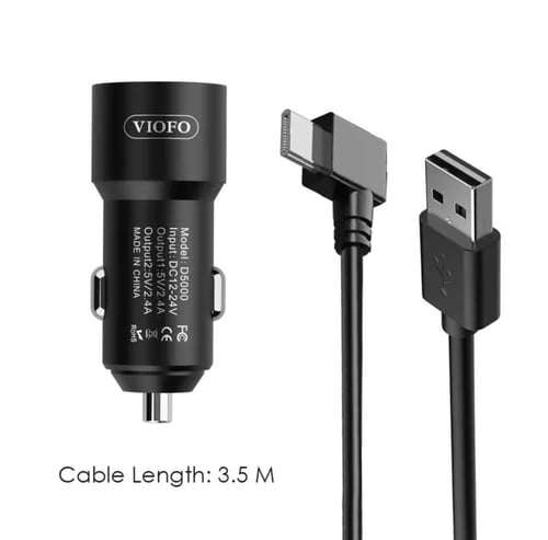 كابل الطاقة لداش كام VIOFO A229/ T130 / A139 / A13...