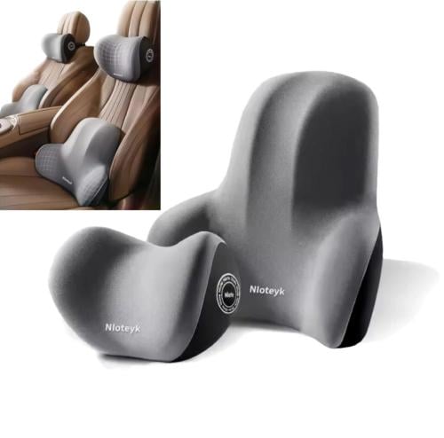 وسادة رقبة ومسند ظهر قطني للسيارة