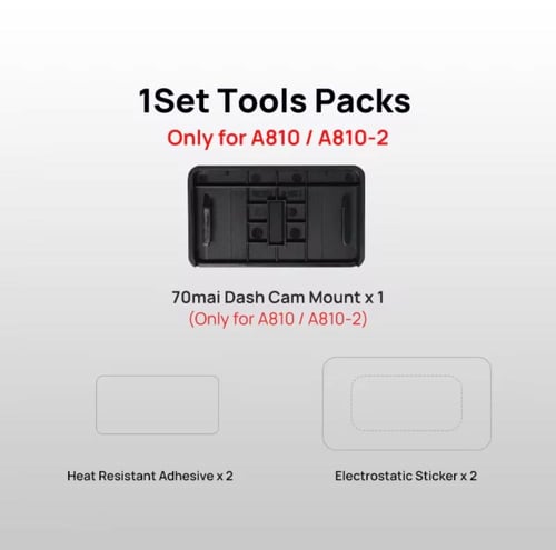 قاعدة تثبيت داش كام شاومي 70mai مع ملصق الزجاج A81...