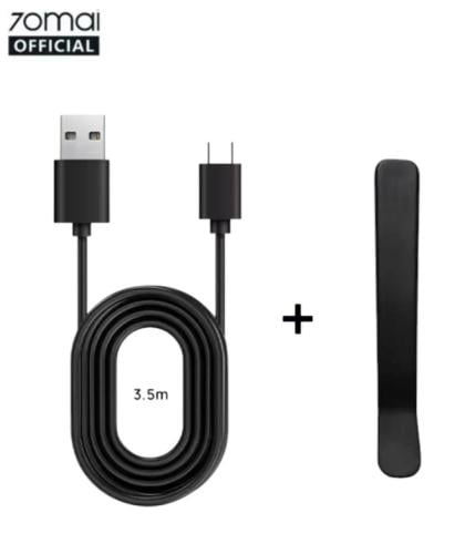 كابل الطاقة 70mai-type-c ، USB داش كام شاومي