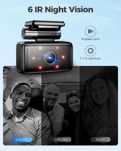 داش كام أزدوم M580-5K أمامية + داخلية + خلفية