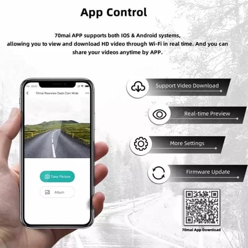 داش كام المرآة من شاومي أمامية + خلفية ( بكج )