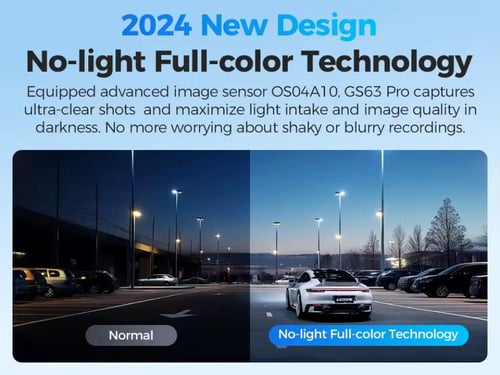 داش كام أزدوم 4K - GS63H Pro أمامية + خلفية