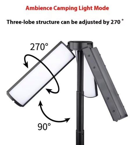 مصباح التخييم عالي السطوع متعدد الاستخدام