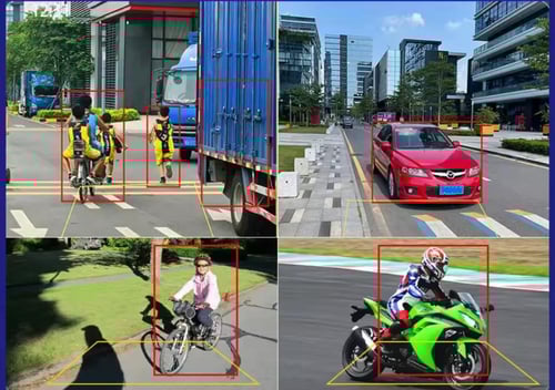 شاشة مع كاميرات مراقبة للشاحنات 4 قنوات + رادار لل...