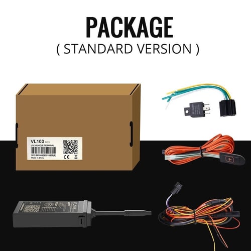جهاز تتبع المركبات VL103D -4G ( يدعم اللغة العربية...