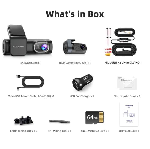 داش كام أزدوم M301 2K أمامية , خلفية