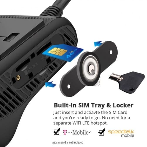 داش كام 4G-‏JC400P أمامية ، داخلية ، بث مباشر وتتب...