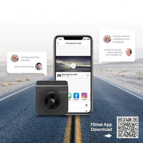 داش كام شاومي A400 أمامية + خلفية