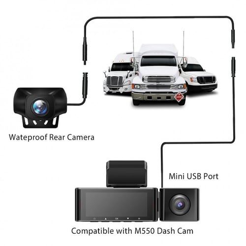 كابل تمديد لكاميرا داش خلفية أزدوم M550 طول 6 متر