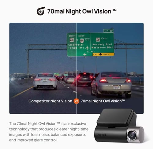 داش كام شاومي 70mai A510 امامية + خلفية