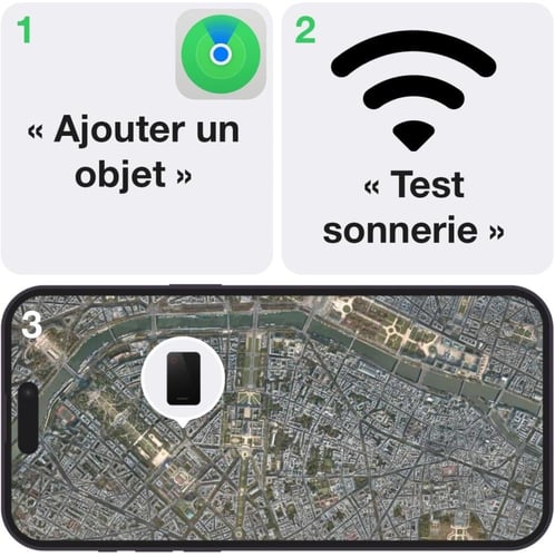 جهاز التتبع الشخصي لوك تاغ Loctag بطارية تدوم 30 ش...