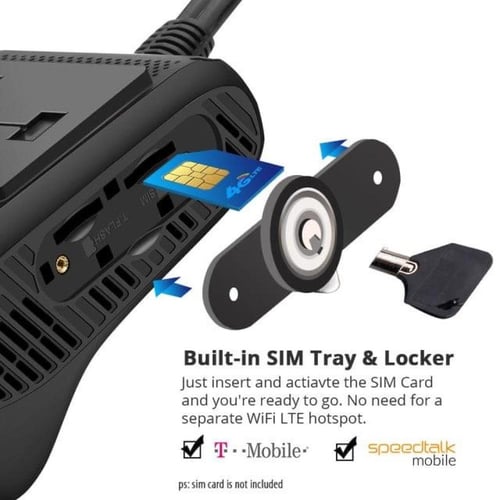 داش كام 4G-‏JC400 أمامية ، داخلية منفصلة ، بث مباش...