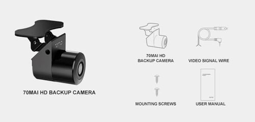 كاميرا خلفية لداش كام المرآة شاومي 70mai