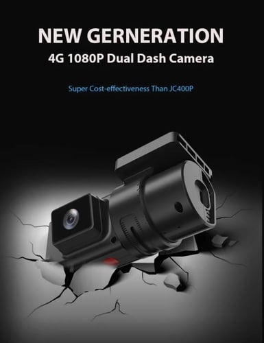 داش كام JC181-4G أمامية ، داخلية ، بث مباشر وتتبع