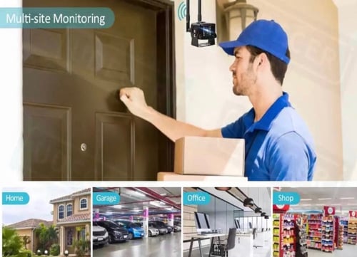 كاميرا 4G معدنية متعددة الاستخدم + بث إشارة Wi-Fi