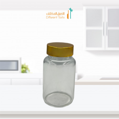 برطمان زجاج 105مل بغطاء