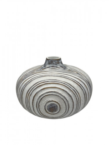 مزهرية بولي ريزن بيضاوي كبير