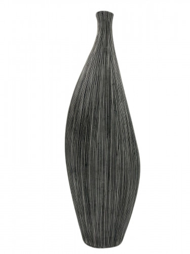 مزهرية بولي ريزن مخطط كبير 50 سم