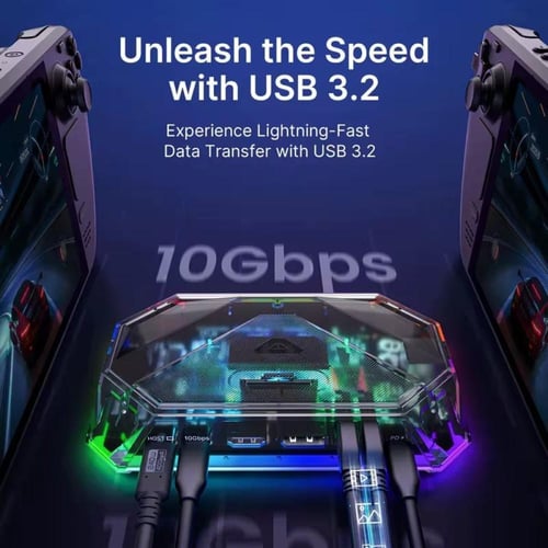 قاعدة توصيل 12 في 1 RGB للألعاب – أداء فائق وتصميم...