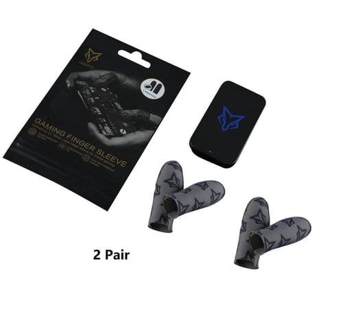 قفازات أصابع Sarafox C1 الاحترافية - ألياف فضية 0....