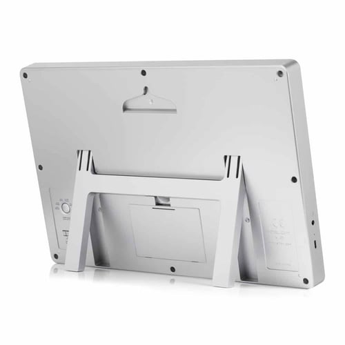 ساعة الفجر اذان حائط CJ-17 - رمادي