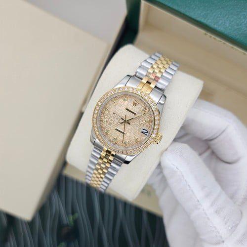 رولكس نسائي بطاريه حجم 31 مم