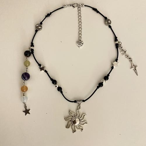 Planets necklace