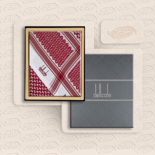 شماغ ديليكيت أحمر