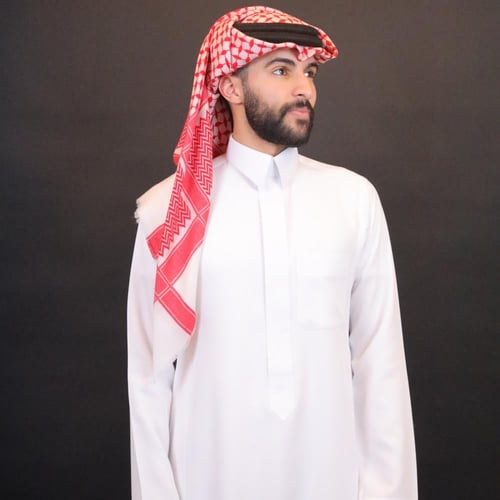 شال نقشة شماغ سوبر ترمة يدوي