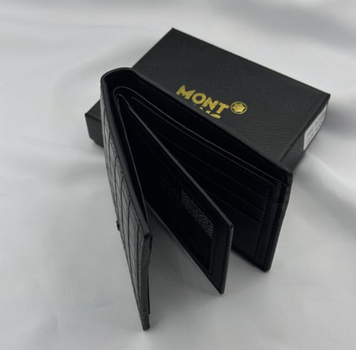 محفظة مون بلانك- اسود