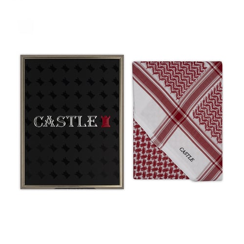 شماغ كاستل أحمر