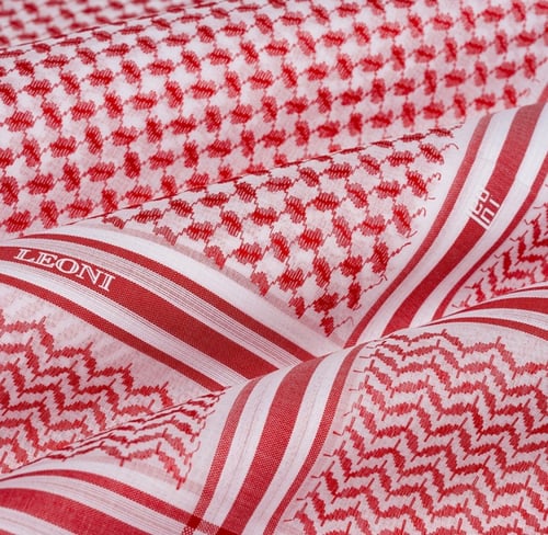 شماغ ليوني الانجليزي لون فاتح