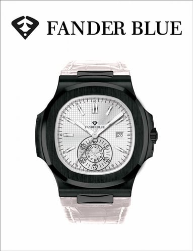 ساعة فندر بلو جلد