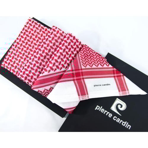 شماغ بييركاردان مودرن أحمر PH-R