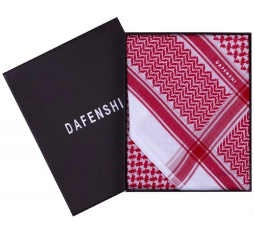 شماغ ديفنشي الانجليزي دم الغزال