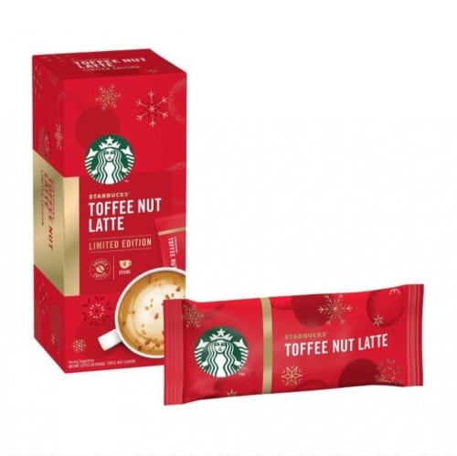 ستاربكس - توفي نت لاتيه (4 أظرف) Toffee Nut Latte
