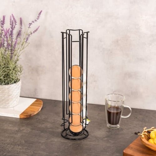 حامل كبسولات لاله دلوتشي لون اسود