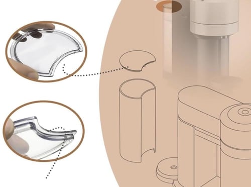 غطاء خزان الماء - نسبريسو فيرتو نكست MS-624946