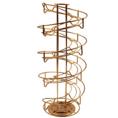 حامل كبسولات دلوتشي ونيسبريسو بلون ذهبي