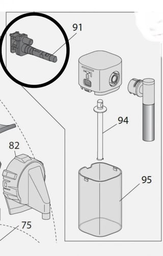 أنبوب صب الحليب لاتسيما ون ديلونجي Lattissima One...