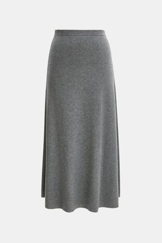 تنورة واسعة بخصر مطاطي