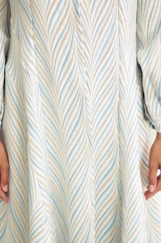 فستان جاكيت واسع بلمعة