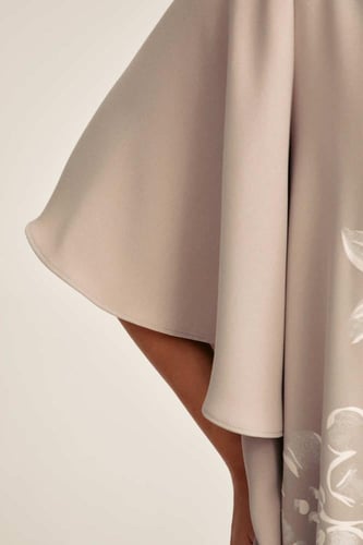 جلابية بطبعات ورود